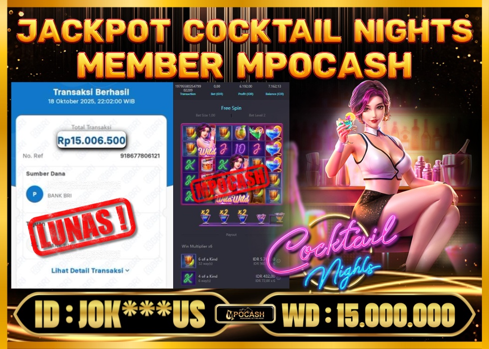 MPOCASH JACKPOT Cocktail Nights